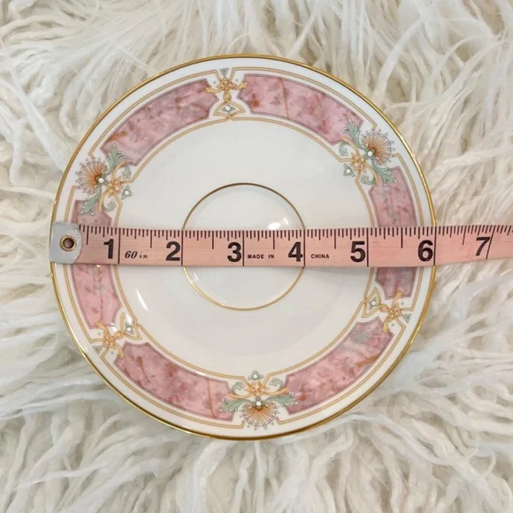 Lenox "Venetian Marble set of Saucer & footed cup" - Picture 2 of 4